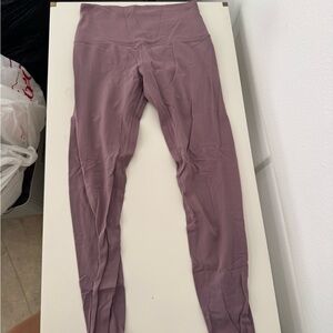 Purple High-Waisted Leggings